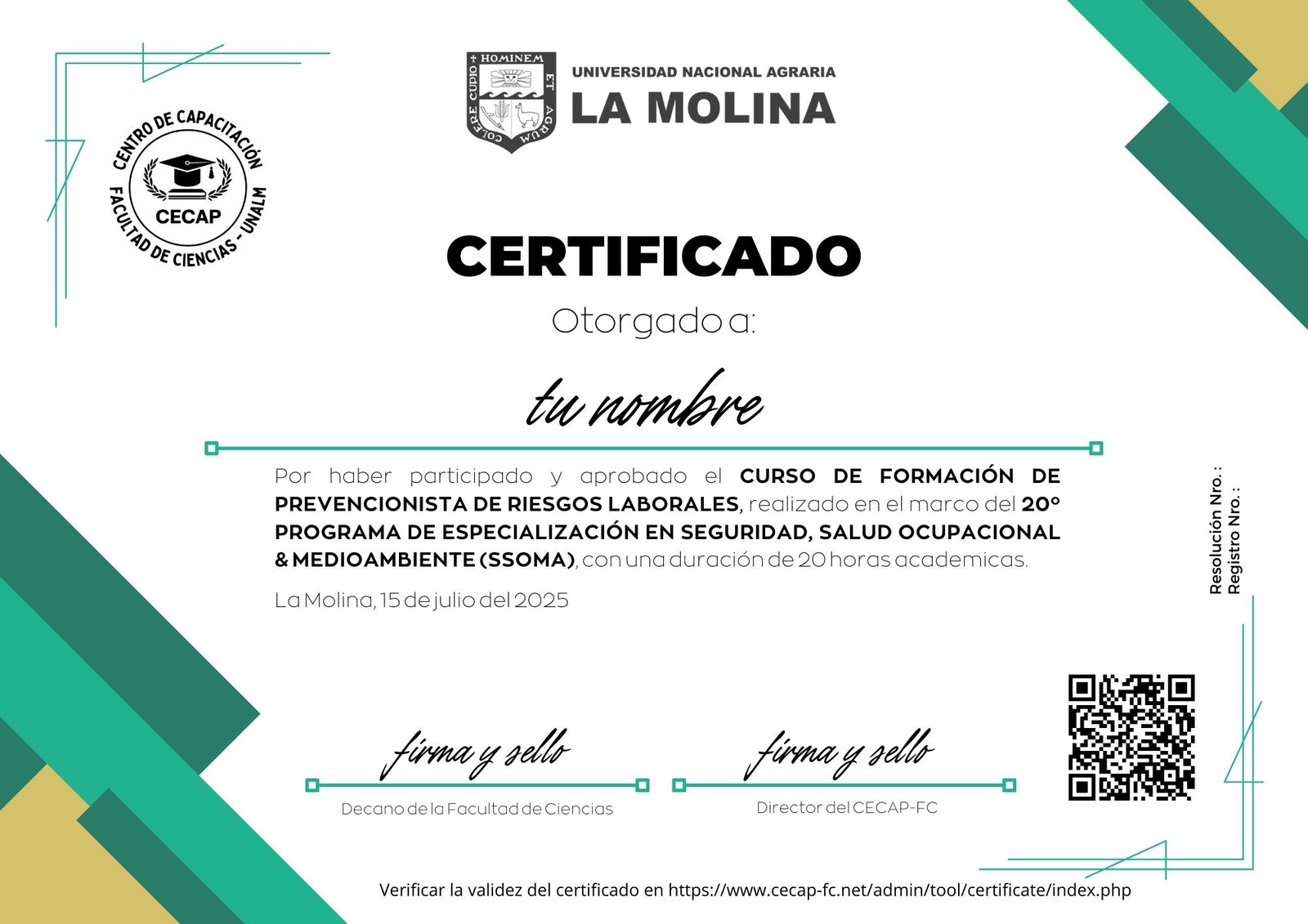 PREVENCIONISTA SSOMA